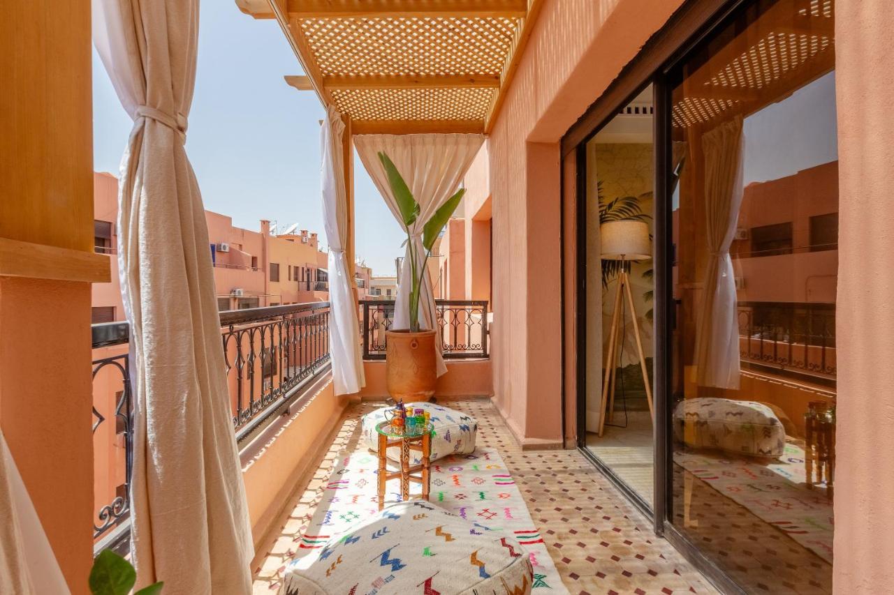 Le Palmier - Appartement Authentique A Gueliz Marrakesz Zewnętrze zdjęcie